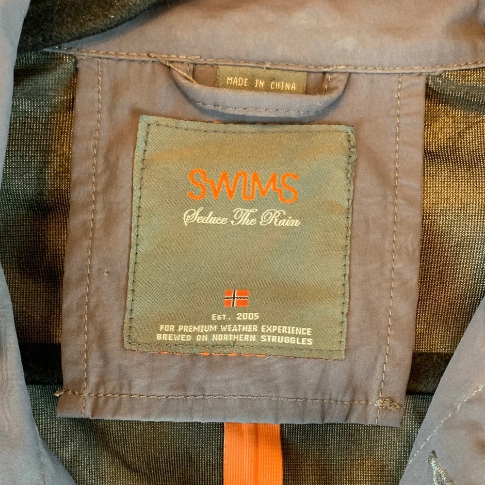 Swims women’s raincoat sz M long button down spring fall preppy career work - Picture 2 of 9